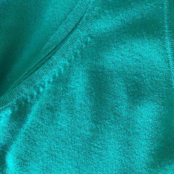 diane gilman womens sleeveless sweater tank top kelly green size 2X acrylic - Picture 9 of 9